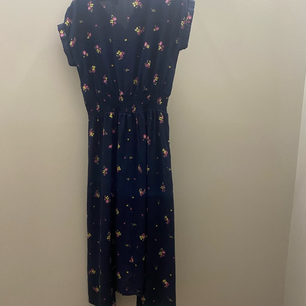 Floral irregular hem midi dress 8-9 yrs